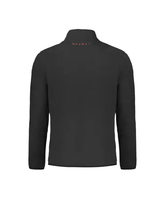 Norway Nautical School - Ανδρική Ζακέτα Φούτερ Fleece 849543-BLACK Μαύρο 2