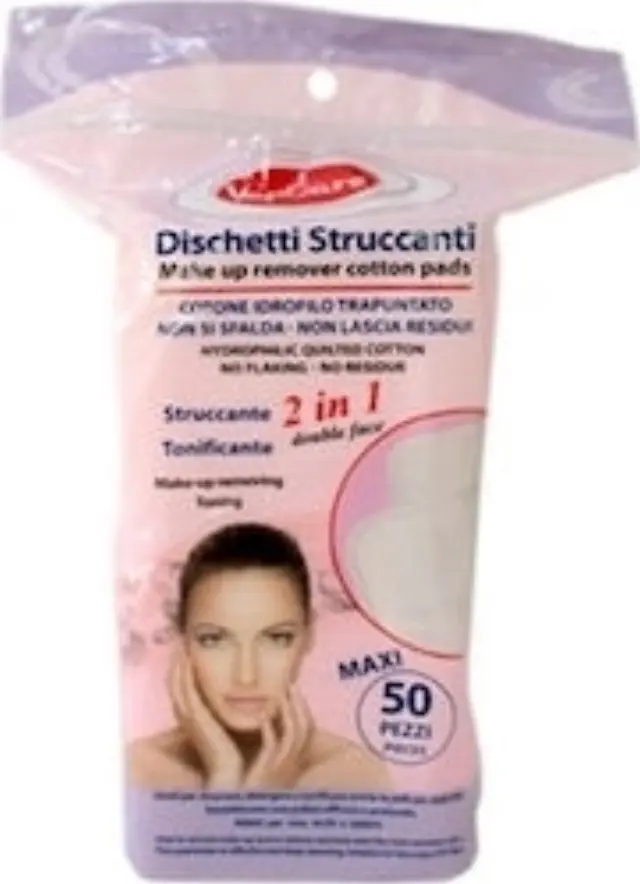 Vapa Cotton Pads Τετράγωνοι 50Τεμ.Maxi 2in1