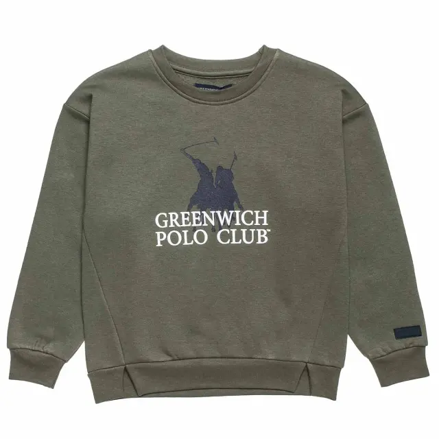 Μπλούζα Greenwich Polo Club με ανάγλυφο τύπωμα