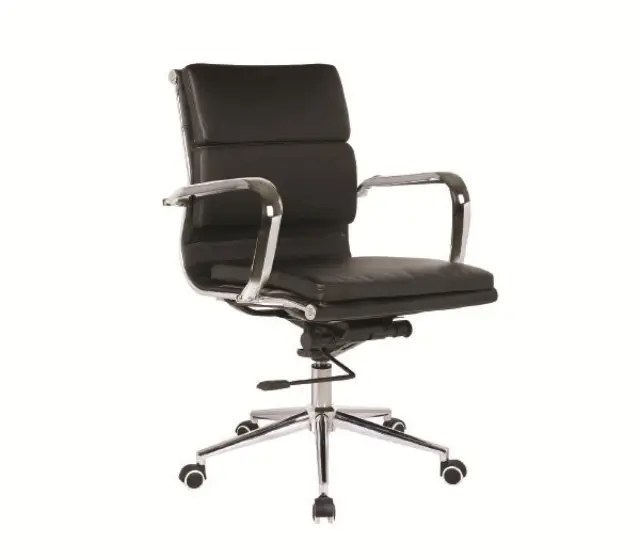 Πολυθρόνα BF4801 PU Μαύρο 54x59x95/105cm
