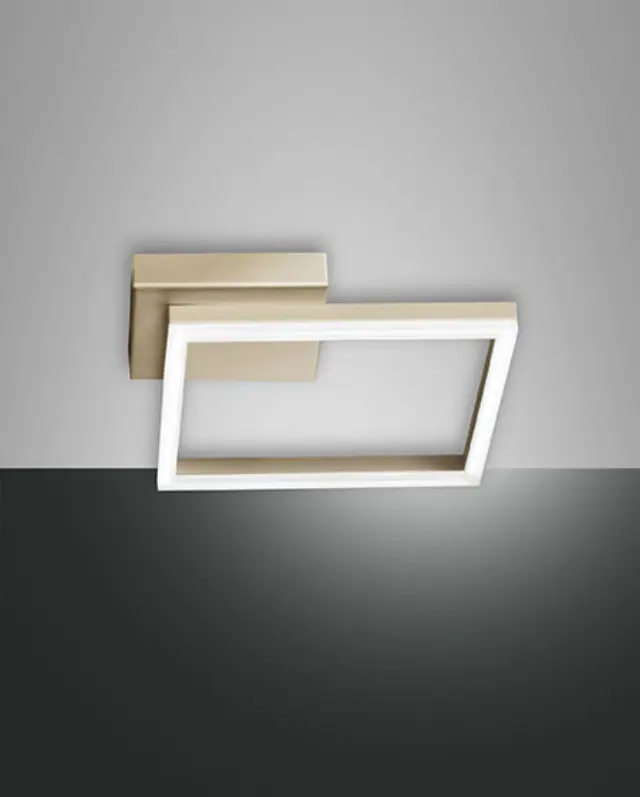 Bard 3394-21/23 φωτιστικό οροφής 30x30 τετράγωνο led Χρυσό 3000k
