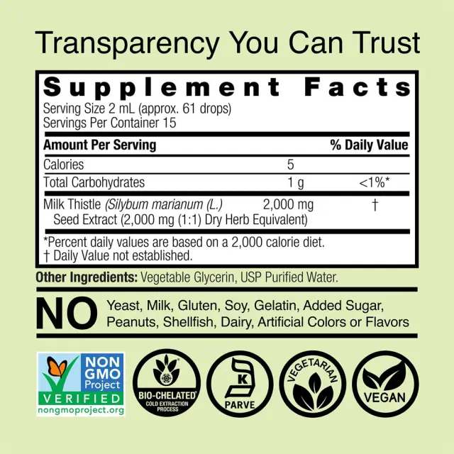Nature's Answer Milk Thistle Extract 2