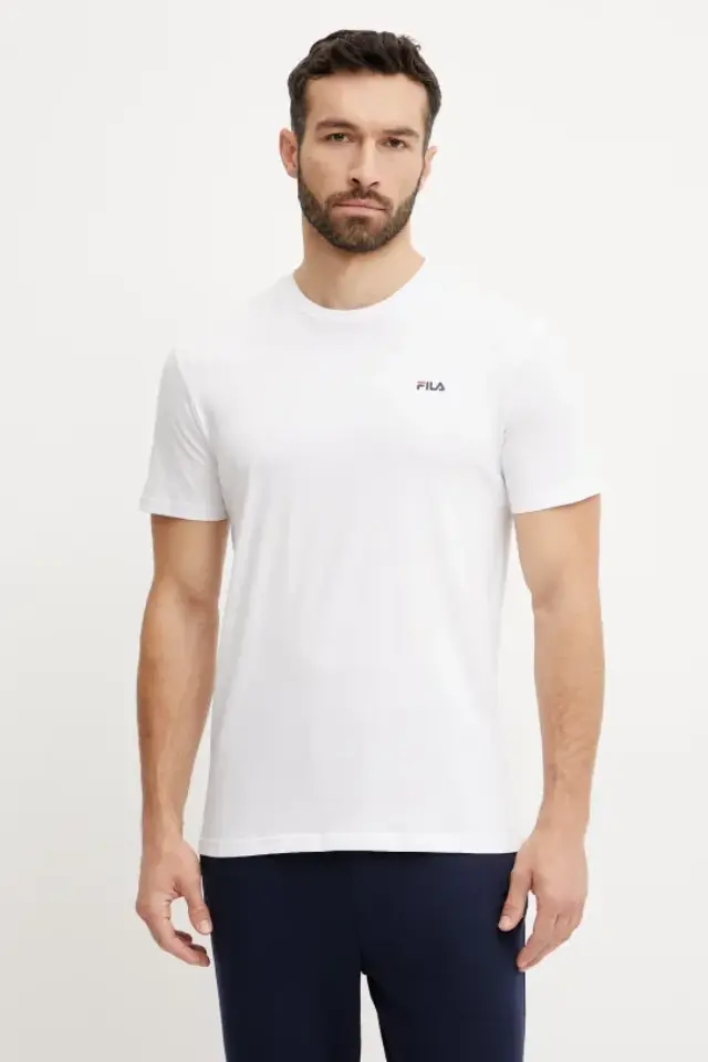 Fila - Ανδρικό T-shirt Laas FAM0874-10001 Λευκό