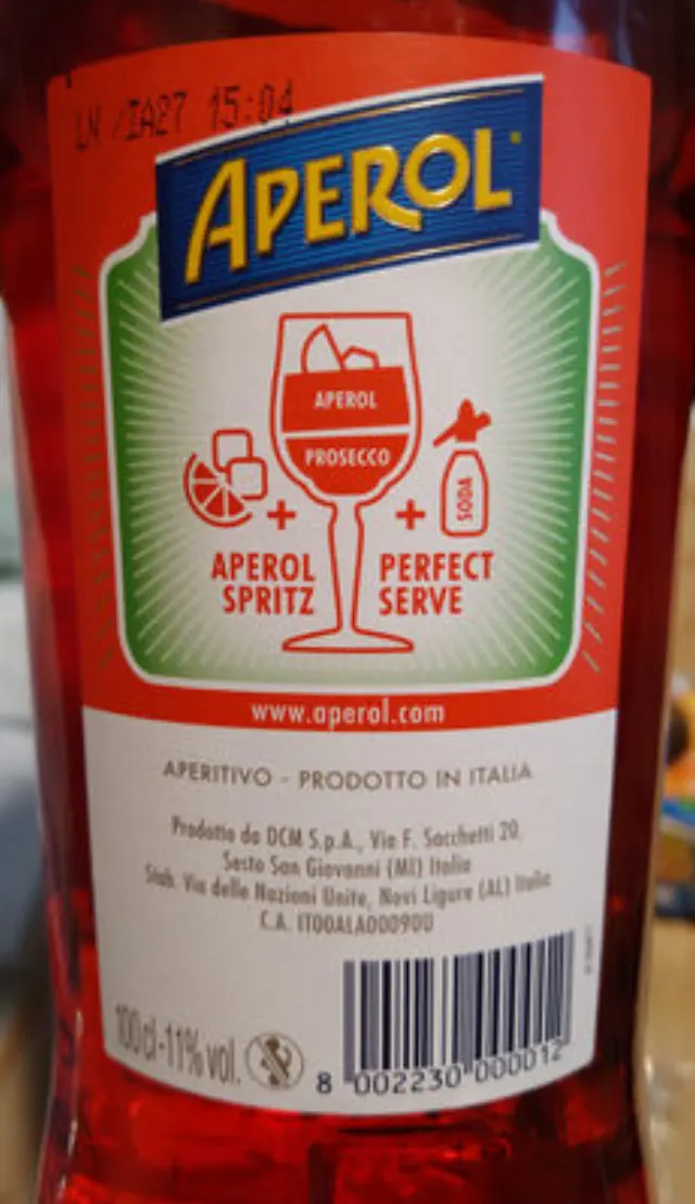 APEROL APERITIF 1000ml 3