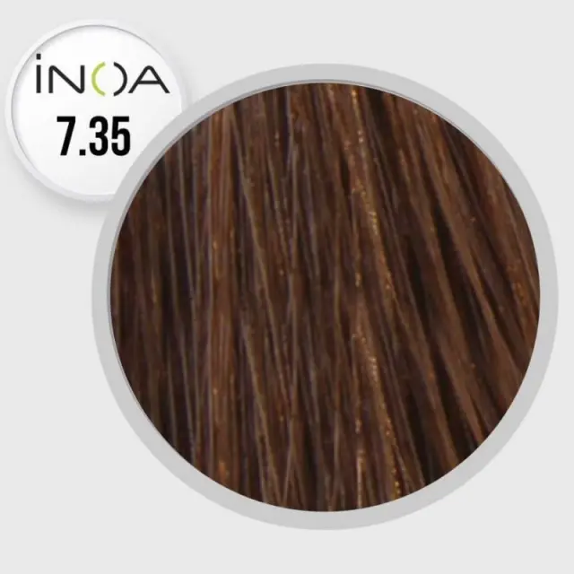 Loreal Inoa Βαφή 7,35 Ξανθό Ντορέ Ακαζού 60ml 2