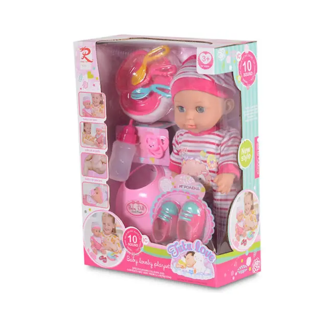 Cangaroo / Moni Doll 8261 Κούκλα Μωράκι 31cm με Αξεσουάρ Φαγητού 3800146265878 2