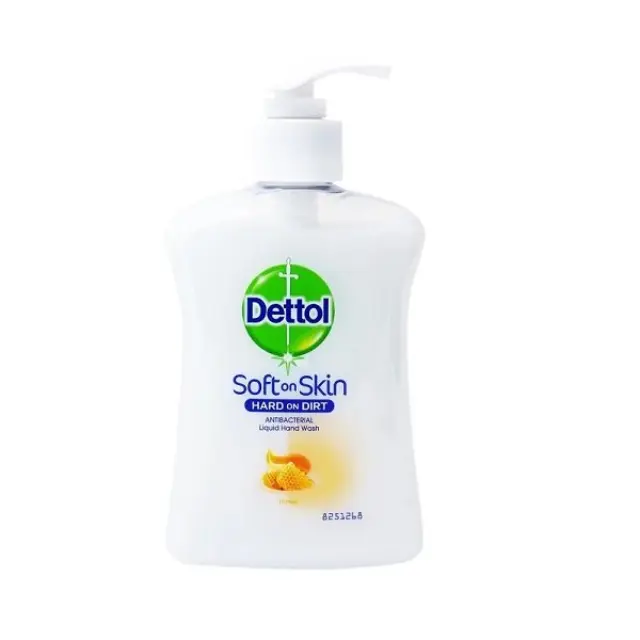 Dettol Soft on Skin Hard on Dirt Liquid Αντιβακτηριδιακό Υγρό Κρεμοσάπουνο με Μέλι 250ml
