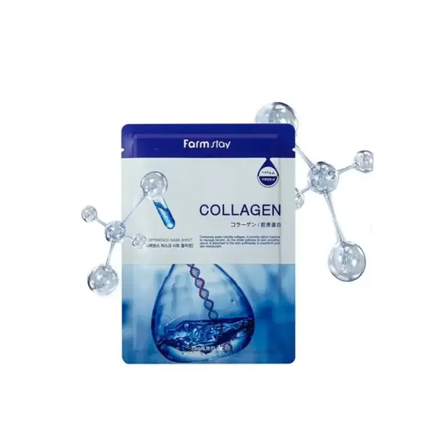 Farmstay Visible Difference Mask Sheet Collagen Ενυδατική Μάσκα με Κολλαγόνο, 1τμχ
