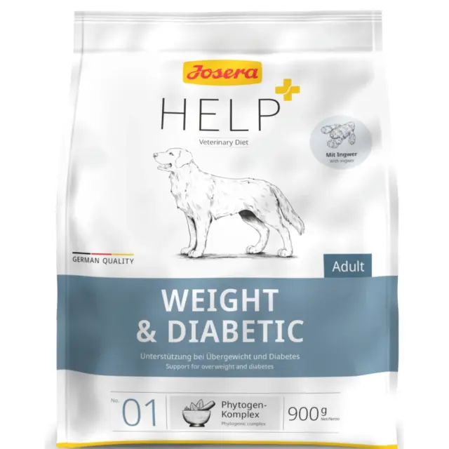 Josera Help Dog Weight and Diabetic Ξηρά Τροφή Σκύλου 5x900gr