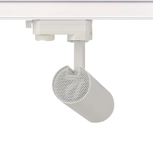 LED ΦΩΤΙΣΤΙΚΟ ΡΑΓΑΣ 230V AC 10W 3000K 3-PHASE 36° 1000LM Ra80 Φ55x153mm 5YRS ΑΜΜΩΔΕΣ ΛΕΥΚΟ / SOLINE1030W4 2
