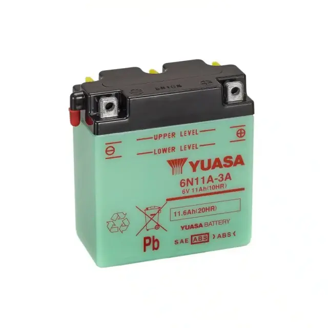 Μπαταρία Μοτοσυκλέτας YUASA 6N11A-3A 6V 11Ah Χ/ΥΓΡΑ