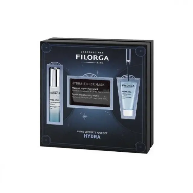 Filorga Hydra Hyal Serum Ορός για Εντατική Ενυδάτωση και Γέμισμα 30ml & Δώρο Hydra Filler Sheet Mask Ενυδατική Μάσκα 20ml & Hydra-Hyal Cream Κρέμα Ενυδάτωσης 15ml