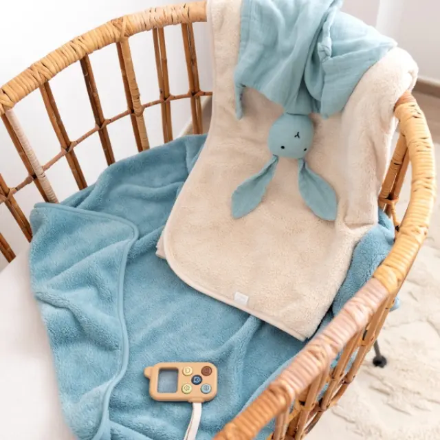 Πανάκι Παρηγοριάς Bemini Turquoise Bunny 100%Cotton 2