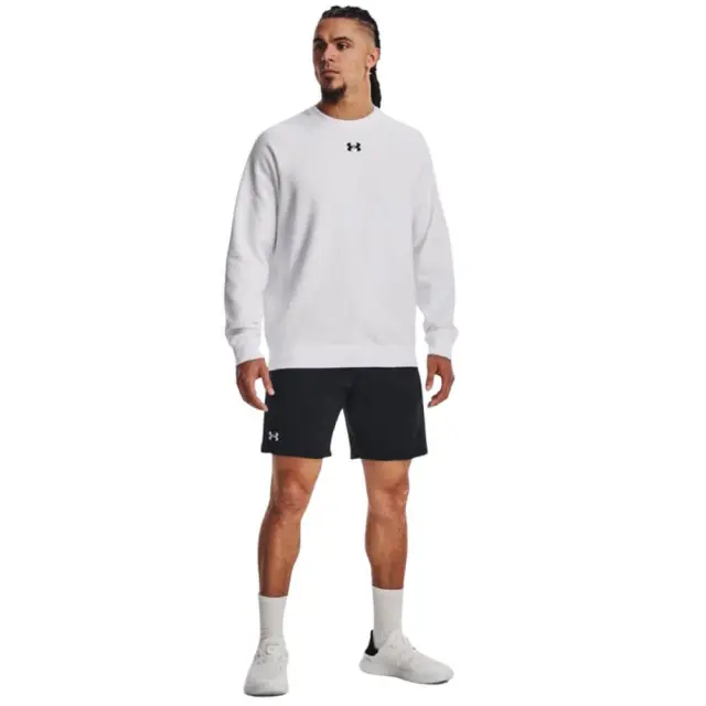 Under Armour Rival Fleece Crew (1379755-100) - Λευκό - XL 2