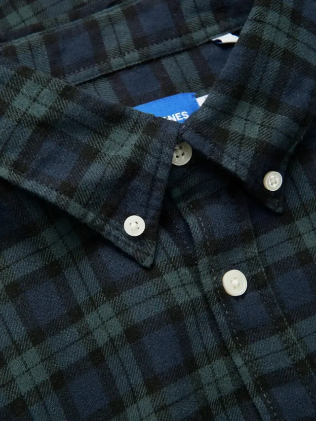 JORCOZY FLANNEL CHECK SHIRT LS CH navy blazer 2