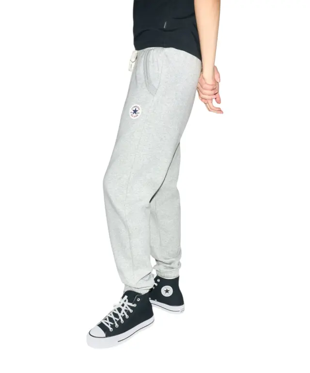 Converse - Γυναικείο Παντελόνι Φόρμας Chuck Patch Jogger CVW6B118-027 Γκρι 2