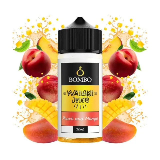 Bombo Flavor Shot Wailani Juice Peach and Mango 30ml/120ml 120ml
