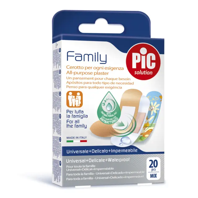 PiC Solution Family Αυτοκόλλητα Επιθέματα 20τμχ