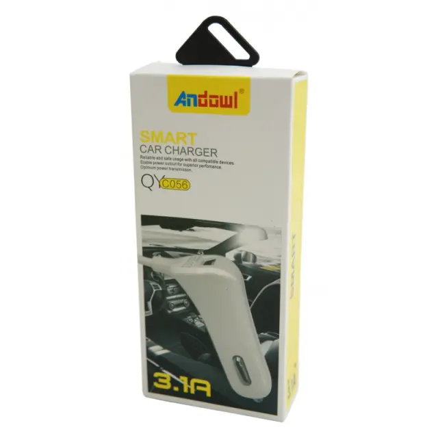 ΦΟΡΤΙΣΤΗΣ ΓΙΑ ΤΟ ΑΥΤΟΚΙΝΗΤΟ 3.1A QY-C056