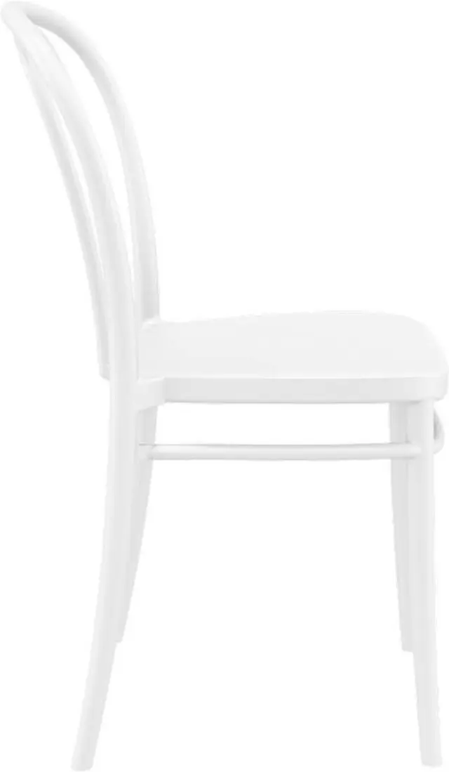 Καρέκλα Στοιβαζόμενη VICTOR Λευκό PP 45x52x85cm 3