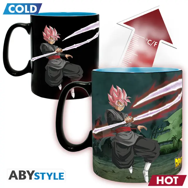 DRAGON BALL SUPER - Mug Heat Change - 460ml-SaiyansvsBlack 2