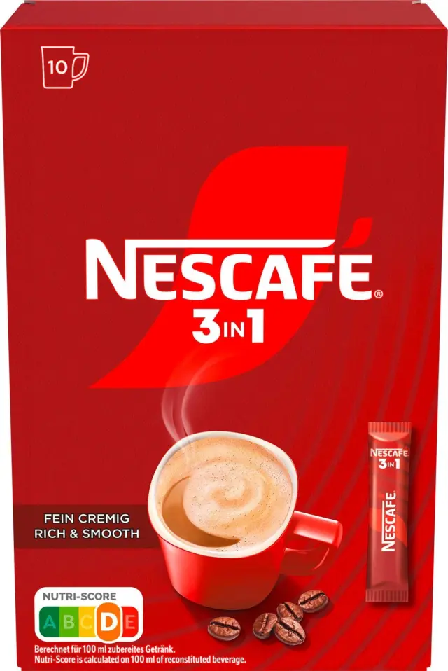 Nescafe 3in1 Classic Στιγμιαίος Καφές 10 Sticks 155g