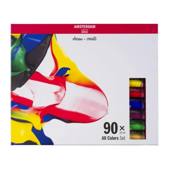 Σετ Ακρυλικά Talens Amsterdam, 90 Χρώματα x 20ml