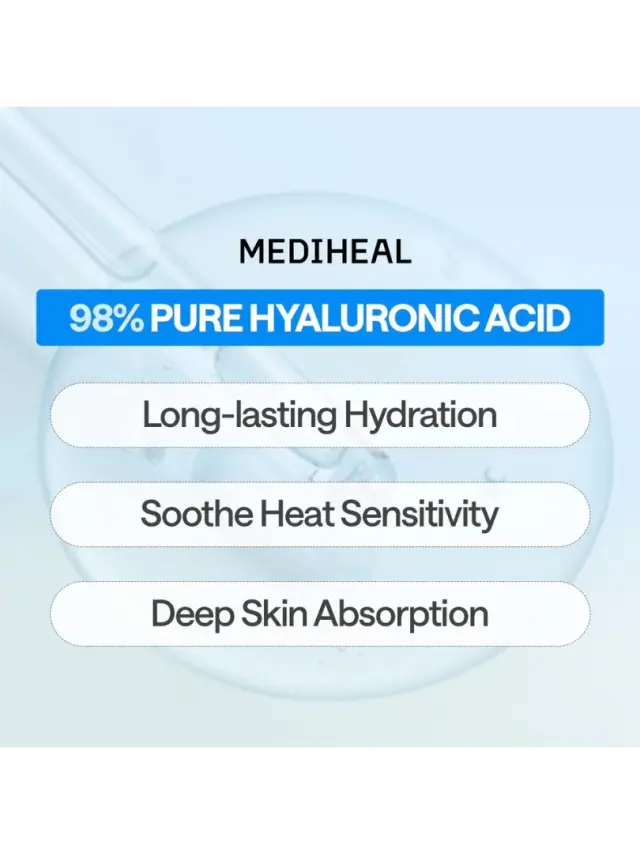 Mediheal Hyaluronate Essential Mask Ultra Hydration - Μάσκα με 10 Τυπους Υαλουρονικού Οξέος για εντατική ενυδάτωση 3