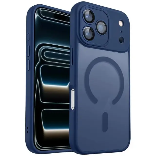 Frosted Magsafe Θήκη για iPhone 17 Pro/18 Pro- Midnight Blue OEM