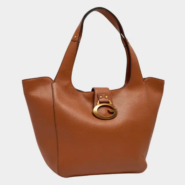 Guess - Γυναικεία Τσάντα Camden Tote HWBB9308240-COG Καφέ 2