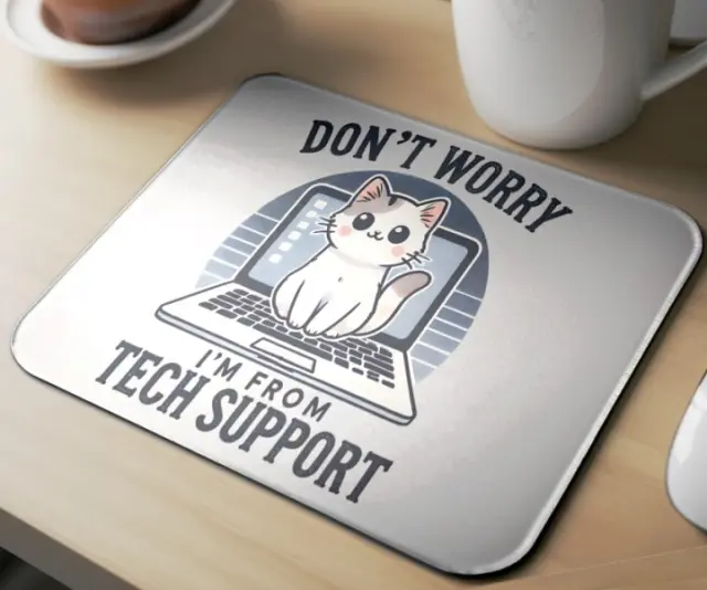Mousepad cat A03 Διαστάσεις: 23cm(μήκος) x 20cm (ύψος) 2