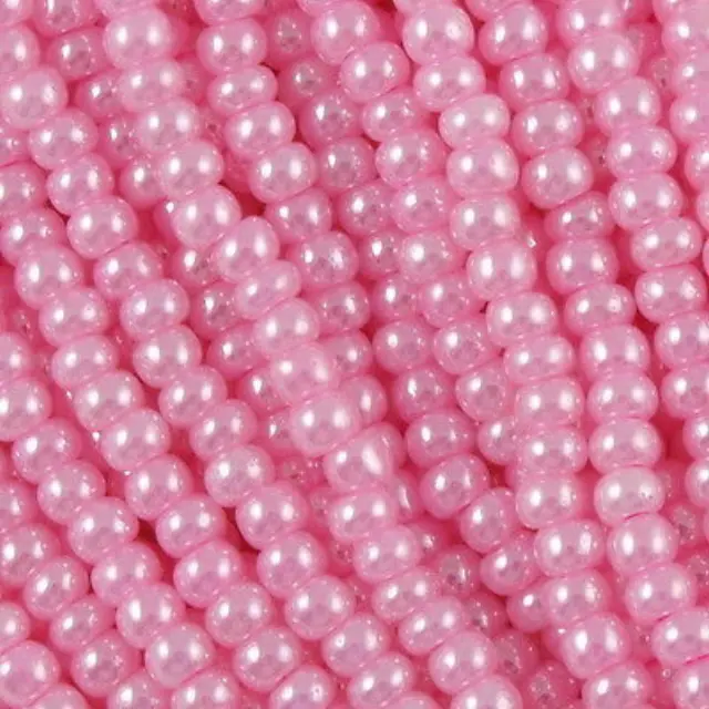 Χάντρα Seed Beads Τσεχίας 11/0 - Pink Ceylon - 6 Κορδόνια x 50cm