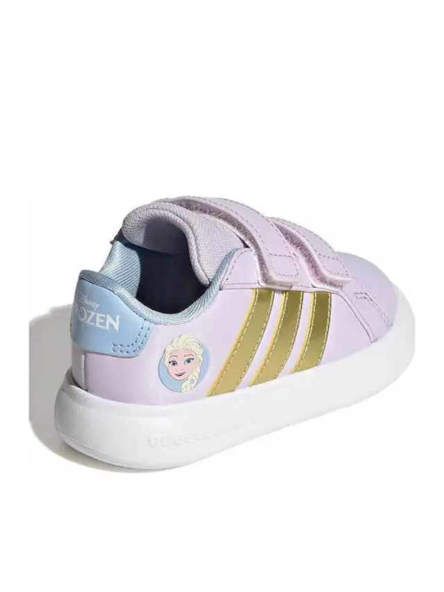 adidasGrand Court Παιδικά Sneakers με Σκρατς Μωβ - 27 3