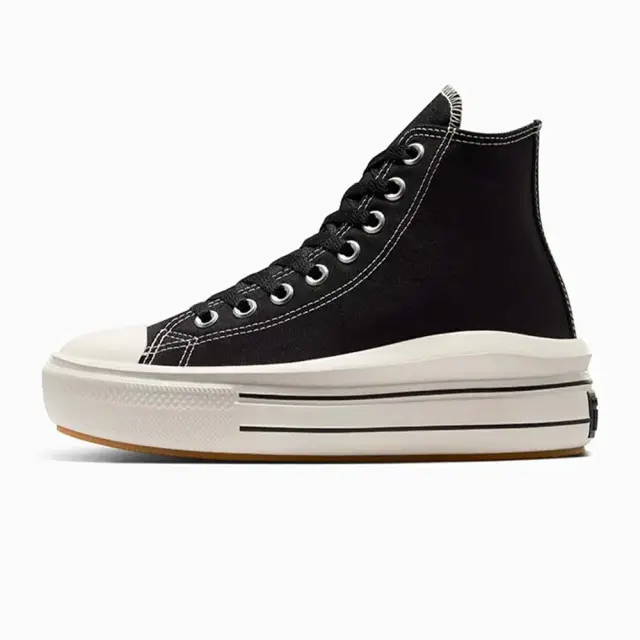 Converse Women's Chuck Taylor All Star Move ΗΙ Platform Retro Sport Μαύρο A12585C (Converse) 2