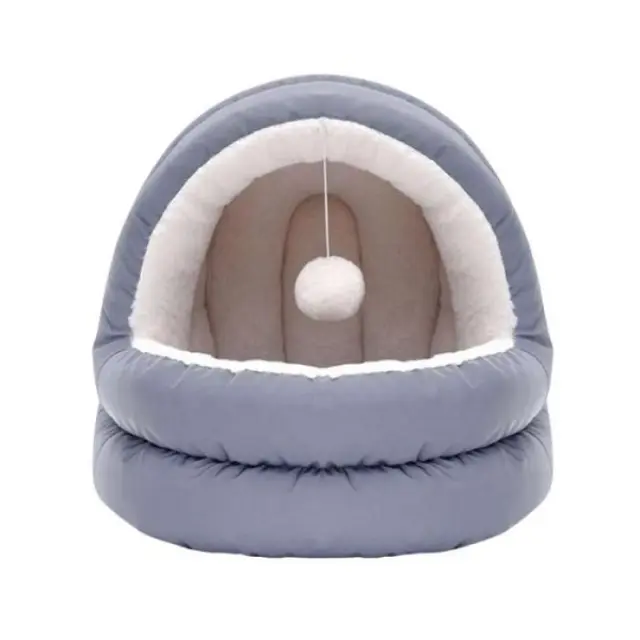 Zeze Pet Bed Classic Mongolian Yurt Grey Ecru 42x40x38cm