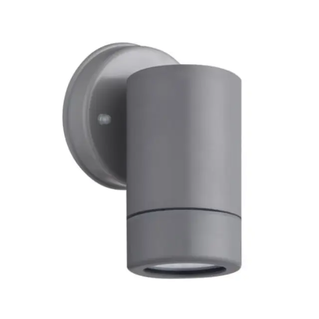ΣΠΟΤ ΤΟΙΧΟΥ ΓΚΡΙ ΣΥΜΒΑΤΙΚΟ 1xGU10 & LED 3W IP65 60x80x125mm / SL7032G