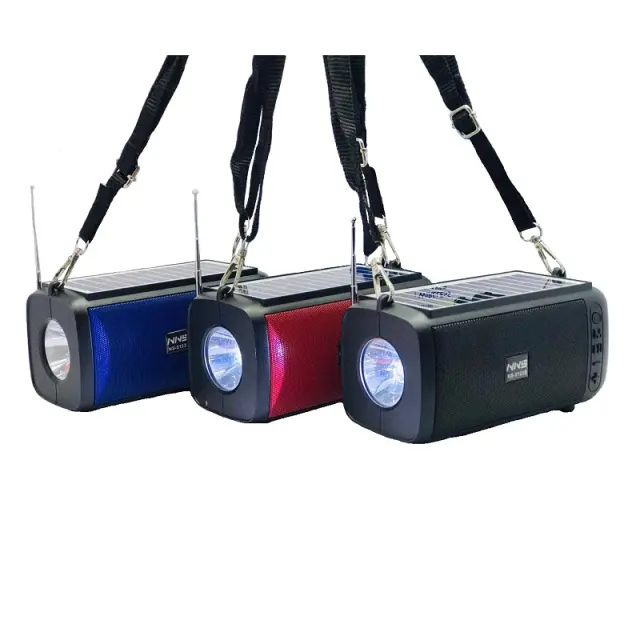 Ασύρματο ηχείο Bluetooth - Solar - NS123S - 881391 - Black 3