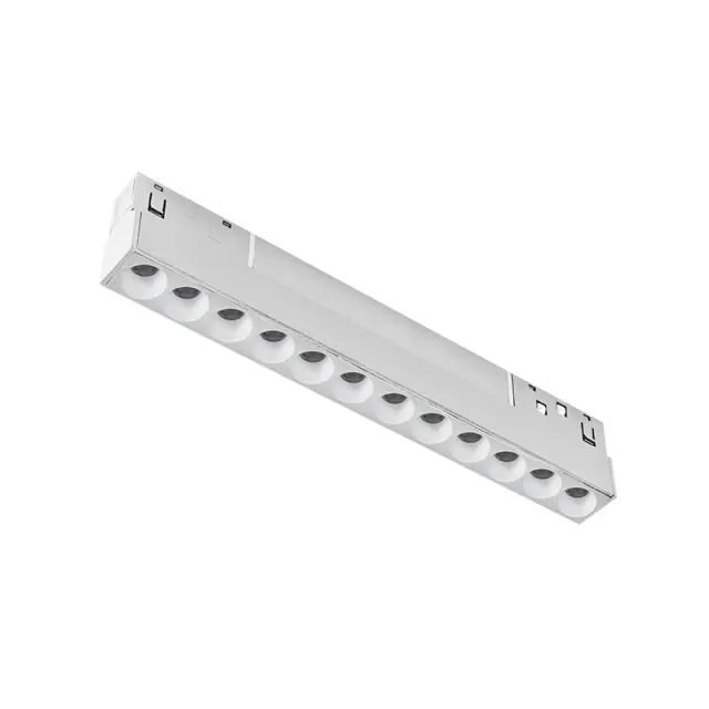 LED ΜΑΓΝΗΤΙΚΟ ΓΡΑΜΜΙΚΟ ΦΩΤΙΣΤΙΚΟ 48V DC 12W 3000K 1000LM 36° OSRAM Ra90 L220mm ΛΕΥΚΟ / MEYE1230W