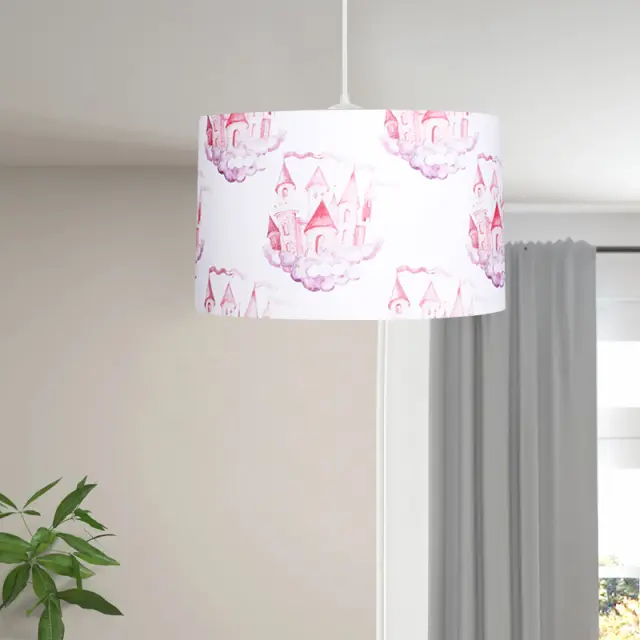 Φωτιστικό οροφής Tale Megapap E27 ύφασμα PVC μονόφωτο πολύχρωμο Ø33x70εκ. 3
