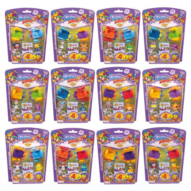 AS Superzings: Rivals of Kaboom - 4 Superzings + 2 Aerowagons (Random) (1013-61604)