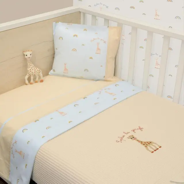 Κουβέρτα Πικέ Αγκαλιάς (75x95) Design 504 Sophie La Girafe