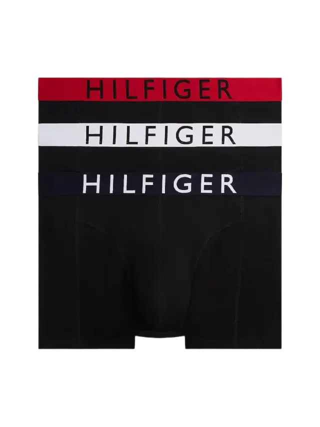Tommy Hilfiger 3-Pack Logo Waistband Trunks σετ ανδρικό μπόξερ UM0UM03886-1