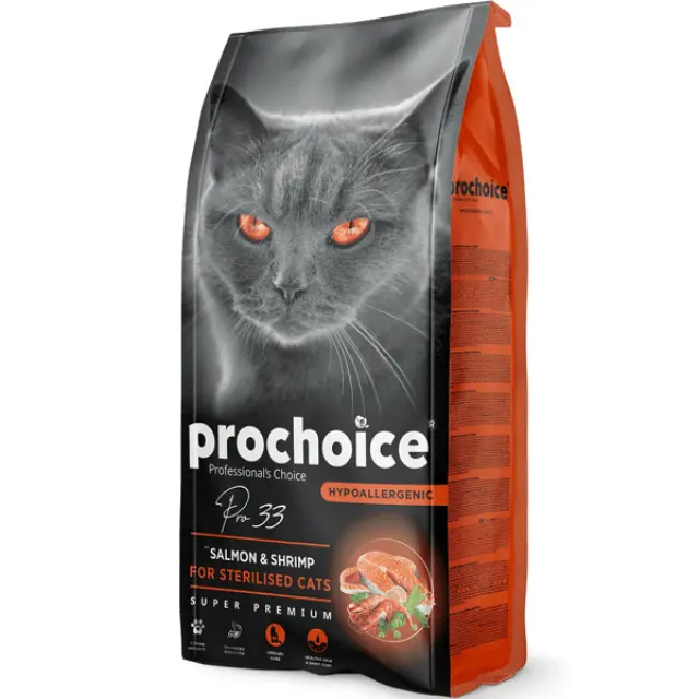 Prochoice Sterilised Hypoallergenic Salmon & Shrimp 15kg