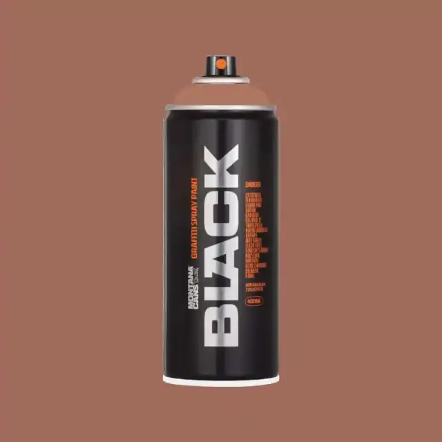 Montana Black Spray Paint 400ml BLK-8210 After
