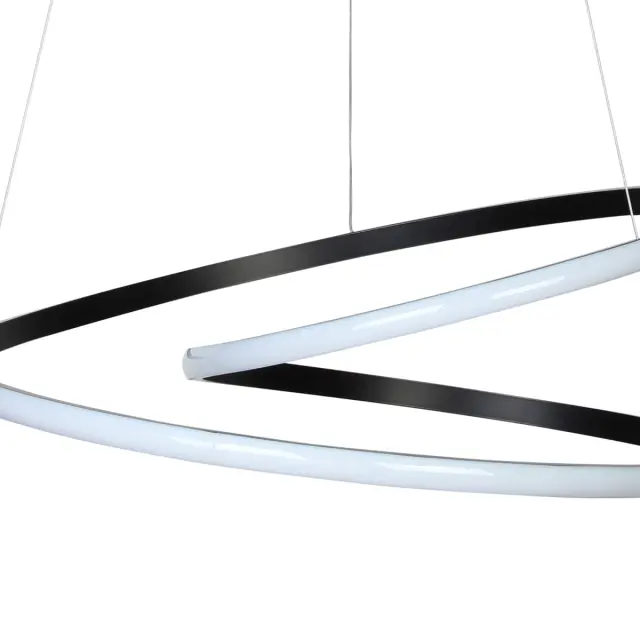 Φωτιστικό κρεμαστό Φ53 εκ. LED 55W 4000K μαύρο - GLOBOBOX C914/500 BK 2
