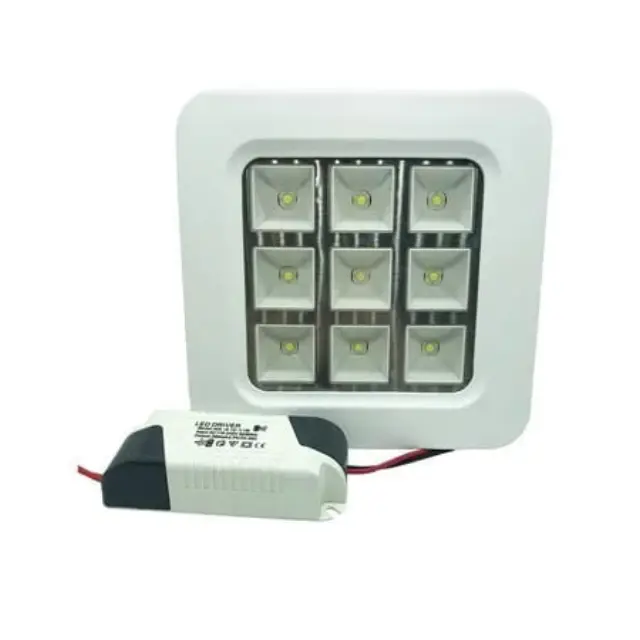 LED φωτιστικό οροφής λευκό φως 25W 220V - LED PANEL LIGHT SQUARE WHITE 15339 3