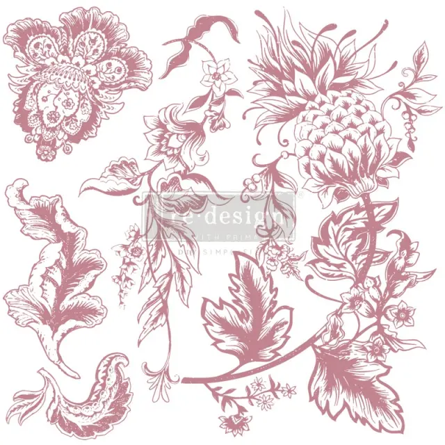 Σφραγίδα Re-design, Rustic Floral Elements, 30,5x30,5cm