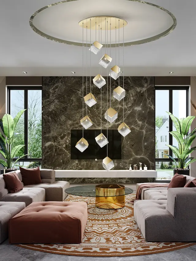 PRISCILA LAMP 12L GOLD φωτιστικό κρεμαστό Χρυσό