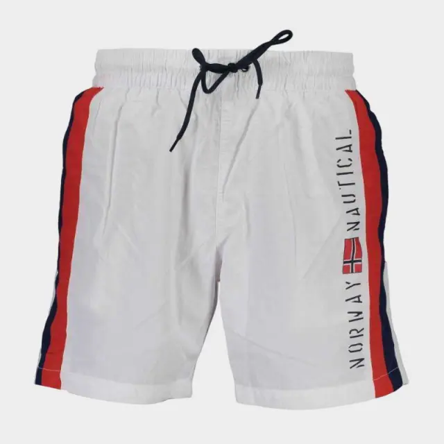 Norway Nautical School - Ανδρικό Μαγιό Σόρτς 838302-ANCOWHIT Λευκό - 2XL