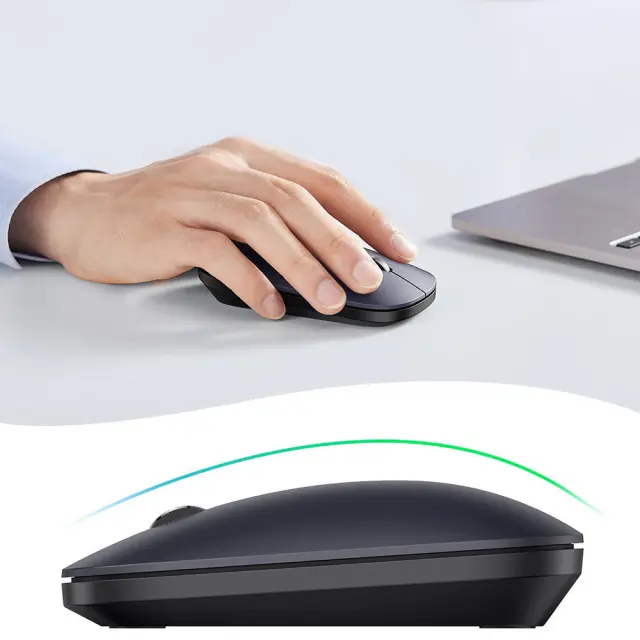 Ugreen εύχρηστο ασύρματο ποντίκι USB μαύρο (MU001) 2